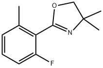 Oxazole, 2-(2-fluoro-6-methylphenyl)-4,5-dihydro-4,4-dimethyl- Structural