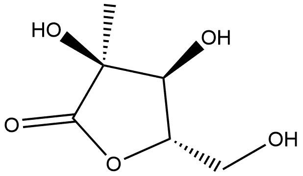 L-Ribonic acid, 2-C-methyl-, γ-lactone Structural