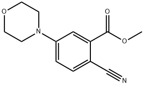 Methyl 5-morpholino-2-cyanobenzoate Structural