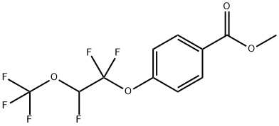 Methyl 4-[1,1,2-trifluoro-2-(trifluoromethoxy)ethoxy]benzoate Structural