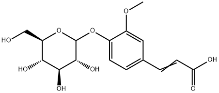 Ferulic acid 4-O-glucoside Structural
