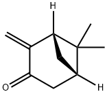 trans-pinocarvone, (-) Structural