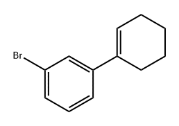 Benzene, 1-bromo-3-(1-cyclohexen-1-yl)- Structural