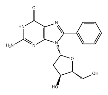 Guanosine, 2'-deoxy-8-phenyl- Structural