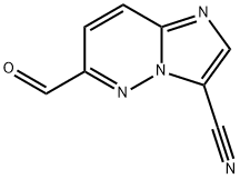 Imidazo[1,2-b]pyridazine-3-carbonitrile, 6-formyl- Structural