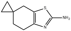 Spiro[benzothiazole-6(5H),1'-cyclopropan]-2-amine, 4,7-dihydro- Structural
