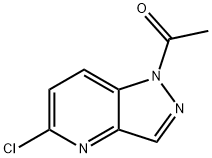 Ethanone, 1-(5-chloro-1H-pyrazolo[4,3-b]pyridin-1-yl)- Structural