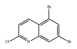 Quinoline, 5,7-dibromo-2-chloro- Structural