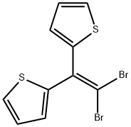 Thiophene, 2,2'-(2,2-dibromoethenylidene)bis- Structural
