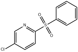 Pyridine, 5-chloro-2-(phenylsulfonyl)- Structural