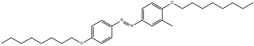 Diazene, 1-[3-methyl-4-(octyloxy)phenyl]-2-[4-(octyloxy)phenyl]-, (1E)- Structural