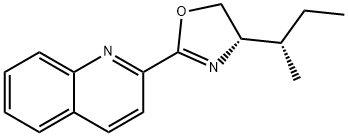 Quinoline, 2-[(4S)-4,5-dihydro-4-[(1S)-1-methylpropyl]-2-oxazolyl]- Structural