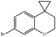 Spiro[4H-1-benzopyran-4,1'-cyclopropane], 7-bromo-2,3-dihydro- Structural