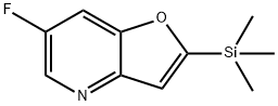 Furo[3.2- blpyridine.6 fluoro-2-(trimethylsilyI)- Structural