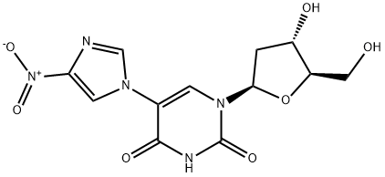 Uridine, 2'-deoxy-5-(4-nitro-1H-imidazol-1-yl)- Structural