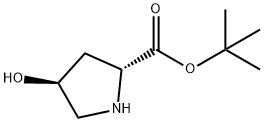 tert-butyl (2R,4S)-4-hydroxypyrrolidine-2-carboxylate Structural