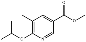 Methyl 6-isopropoxy-5-methylnicotinate Structural