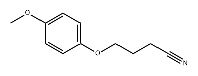 Butanenitrile, 4-(4-methoxyphenoxy)- Structural