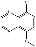 Quinoxaline, 5-bromo-8-methoxy- Structural