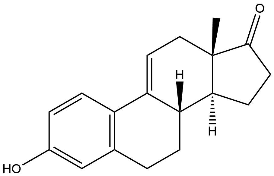 Estra-1,3,5(10),9(11)-tetraen-17-one, 3-hydroxy-, (±)- (8CI) Structural