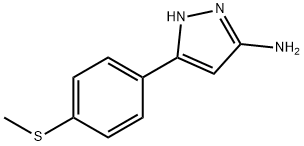 JR-13707, 3-(4-(Methylthio)phenyl)-1H-pyrazol-5-amine, 97% Structural