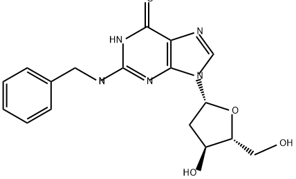 Guanosine, 2'-deoxy-N-(phenylmethyl)- Structural