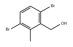 Benzenemethanol, 3,6-dibromo-2-methyl- Structural