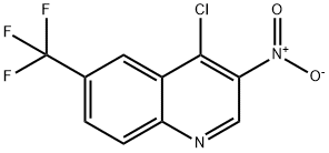 Quinoline, 4-chloro-3-nitro-6-(trifluoromethyl)- Structural