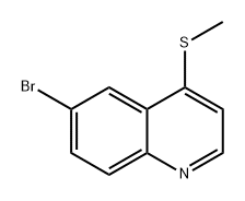 Quinoline, 6-bromo-4-(methylthio)- Structural