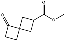 Spiro[3.3]heptane-2-carboxylic acid, 5-oxo-, methyl ester Structural
