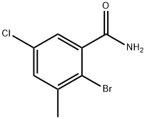 Benzamide, 2-bromo-5-chloro-3-methyl- Structural