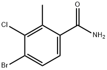 Benzamide, 4-bromo-3-chloro-2-methyl- Structural