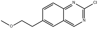 Quinazoline, 2-chloro-6-(2-methoxyethyl)- Structural