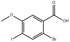 Benzoic acid, 2-bromo-4-iodo-5-methoxy- Structural
