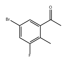 Ethanone, 1-(5-bromo-3-fluoro-2-methylphenyl)- Structural