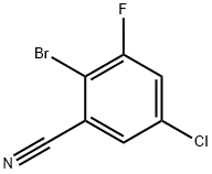 Benzonitrile, 2-bromo-5-chloro-3-fluoro- Structural