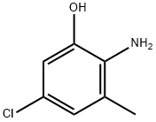Phenol, 2-amino-5-chloro-3-methyl- Structural