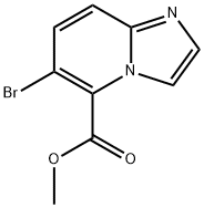 Imidazo[1,2-a]pyridine-5-carboxylic acid, 6-bromo-, methyl ester Structural