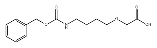 Acetic acid, 2-[4-[[(phenylmethoxy)carbonyl]amino]butoxy]- Structural