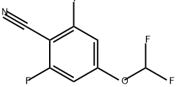 Benzonitrile, 4-(difluoromethoxy)-2-fluoro-6-iodo- Structural