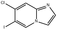 Imidazo[1,2-a]pyridine, 7-chloro-6-iodo- Structural