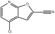 Furo[2,3-b]pyridine-2-carbonitrile, 4-chloro- Structural