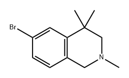 Isoquinoline, 6-bromo-1,2,3,4-tetrahydro-2,4,4-trimethyl- Structural