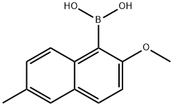 Boronic acid, B-(2-methoxy-6-methyl-1-naphthalenyl)- Structural