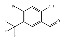 Benzaldehyde, 4-bromo-2-hydroxy-5-(trifluoromethyl)- Structural