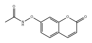 Acetamide, N-[(2-oxo-2H-1-benzopyran-7-yl)oxy]- Structural