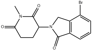 2,6-Piperidinedione, 3-(4-bromo-1,3-dihydro-1-oxo-2H-isoindol-2-yl)-1-methyl-