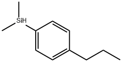 Benzene, 1-(dimethylsilyl)-4-propyl- Structural