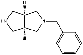 rac-(3aR,6aS)-2-benzyl-3a-methyl-octahydropyrrolo[3,4-c]pyrrole Structural