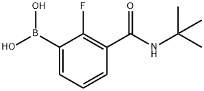 Boronic acid, B-[3-[[(1,1-dimethylethyl)amino]carbonyl]-2-fluorophenyl]- Structural